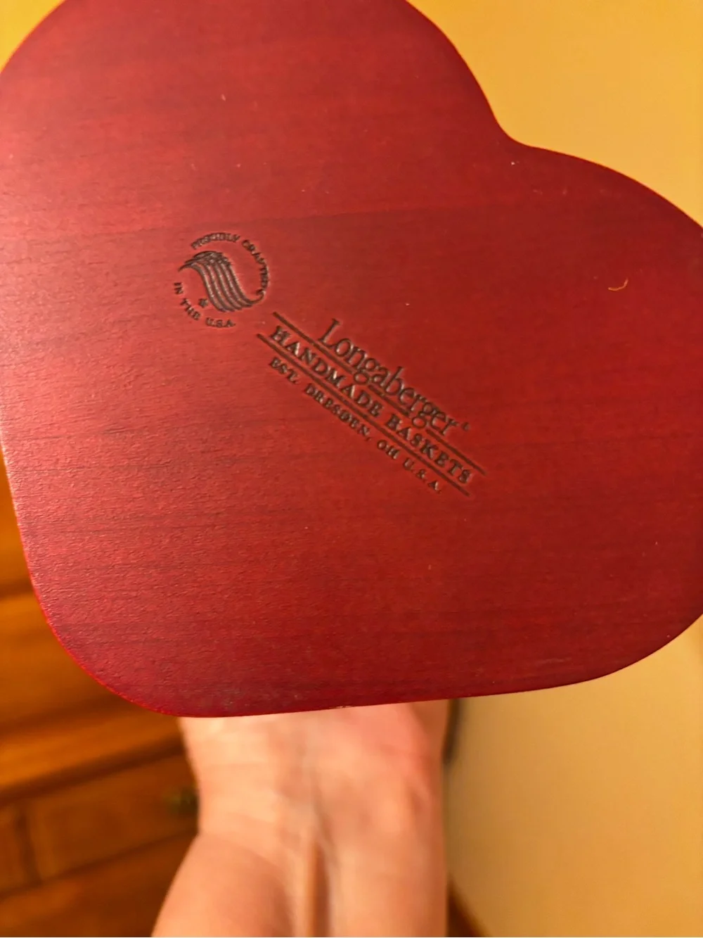 2008 Longaberger Sweetheart True Love Basket Set